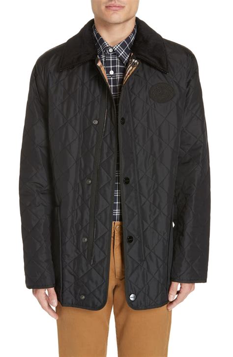 mens quilted burberry coat|burberry quilted jacket outlet price.